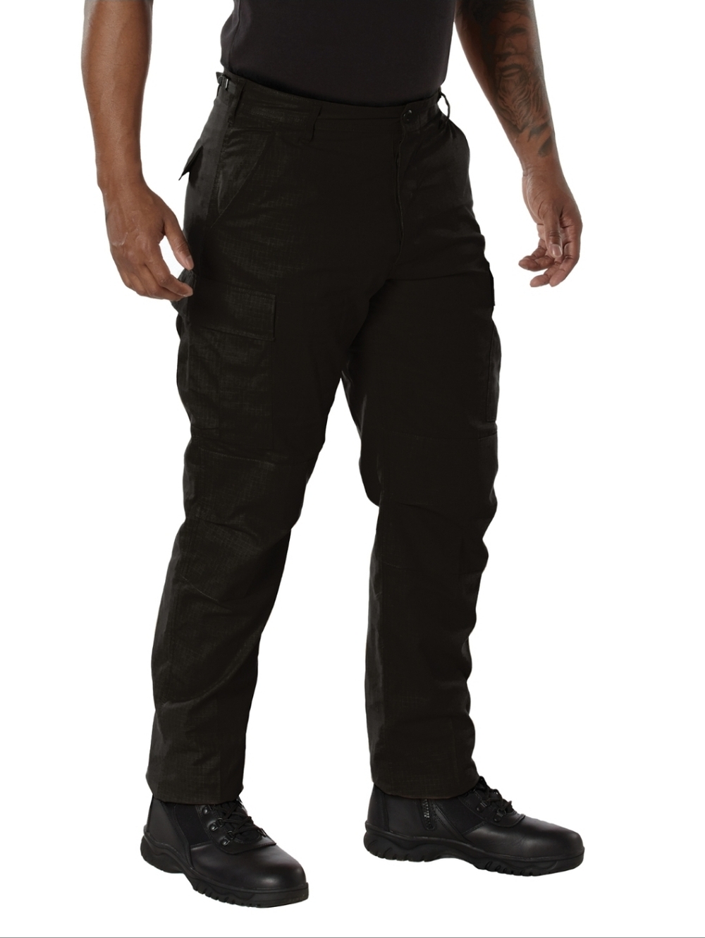Rothco Battle Tactical Pants Mens Size 2XL Black Cargo BDU NWT Adjustable